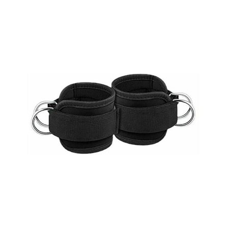 Nilkkaremmi Voimaharjoittelu Talja Kuntoilun Nilkkaremmit Kaksoisrenkaalla Pakaralihasten Jaloille Vatsalihasten Harjoituksiin --- 2 Kpl