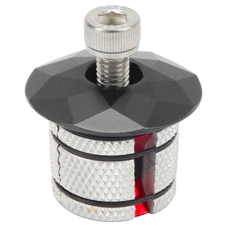 Pyörän kuulokemikrofoni Laajennusvarsi Cap Puristuspistoke Tähtimutteri Mountain Road Bike Expander Polkupyörän Etuhaarukka Ohjaus Musta