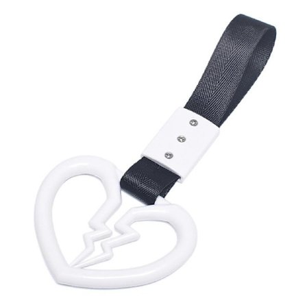 Ny 1 stk. Bil Bus Håndtag Håndrem Drift Charm Rem Drift Auto Tilbehør Bil Styling til Bil hjerte remme krog Forsyninger(h})