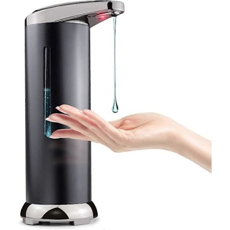 Tvålautomat Automatisk Beröringsfri Skummande Flytande Automat, Infraröd Avkänning Rostfritt Stål Flytande Tvålhållare Beröringsfri För Automat, Hem, 