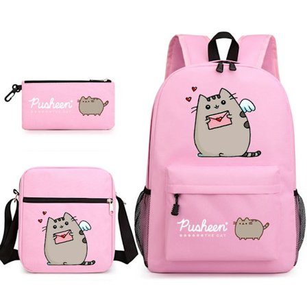 Pusheen Fat Kitty Tvådelad Vardagsryggsäck (Rosa) YIY