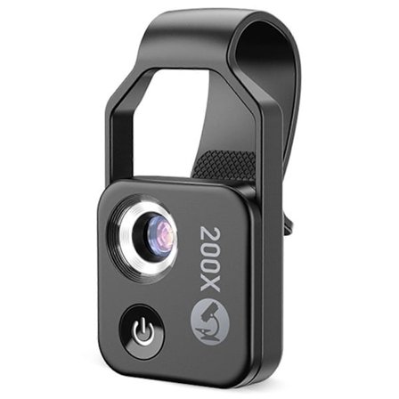 Nano-Zoom 200x til iPhone Bærbar Telefon Mikroskop Linse Til IPhone Androids(h})