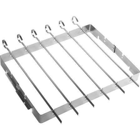 Essentials Grillspyd med holder - Rustfri stål | KitchenOne