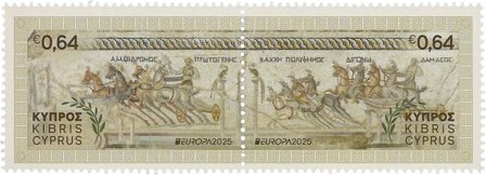 Cypern - EUROPA 2025 Nationale arkæologiske opdagelser - Postfrisk sæt 2v