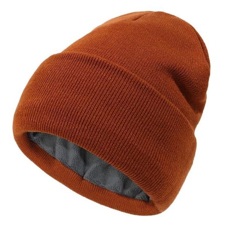 Mössa Mössa med manschett Beanie CARAMEL ORANG CARAMEL ORANG