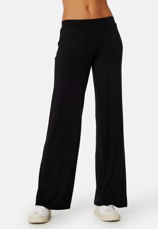 BUBBLEROOM Alanya Low Waist Trouser Black Klær
