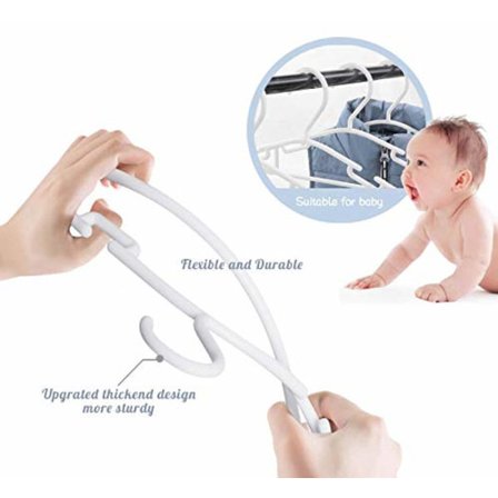 10-pack barn baby klädhängare, plast klädhängare, garderob garderob klädhängare
