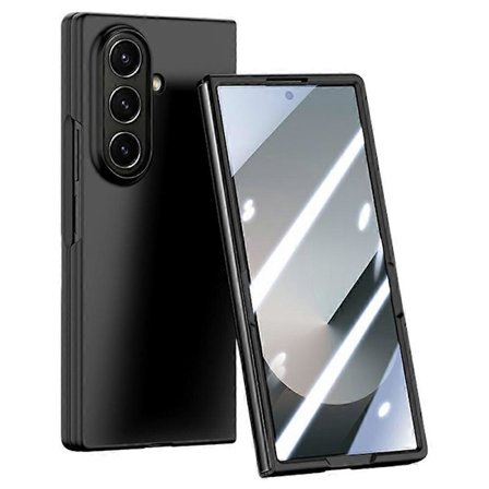 Til Samsung Galaxy Z Fold7 5G Etui Stort Vindue Hårdt PC Telefon Cover med Lille Skærm Film