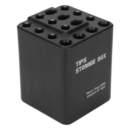 W118 Tips Oppbevaringsboks for Reparasjon Lodding Varmeapparat 16 Hull Loddebolt Tips Oppvarmingskjerne Organizer