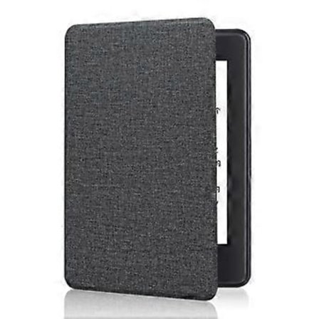 Farget TPU-deksel med automatisk hvilemodus for Paper White 12. generasjon 2024 7 tommer med stofftekstur og enkel tilgang - Svart