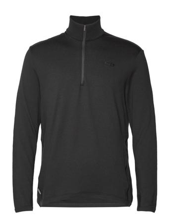 Men Original Ls Half Zip Svetari Collegepaita Musta Icebreaker