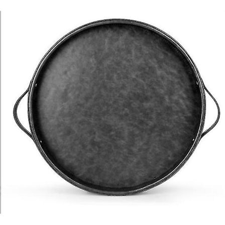 Europeisk Retro Rund Vintage Brødbrødbrett Grå