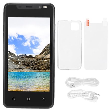 iPhone 12 Pro 4.66 tum Android Smartphone 4GB RAM 512MB ROM Dual SIM Dual Standby Svart