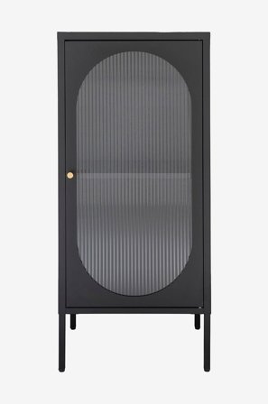 House Nordic - Vitrineskab, Adelaide 35x50x110 cm - Sort - Skabe - Fra Homeroom