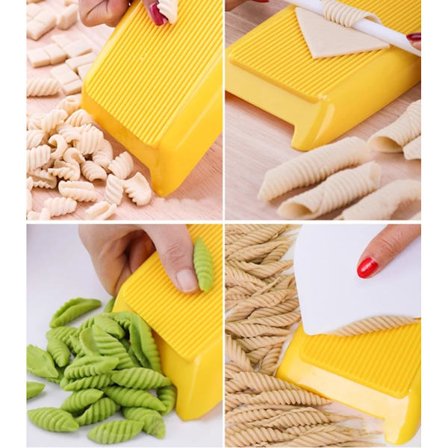 Plast Gnocchi Bræt Værktøj til at lave Makaroni Pasta og Gnocchi Maker Skærer Kagerulle Manuelt Køkkenværktøj