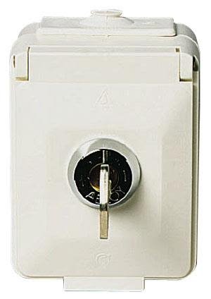 Schneider Electric Aqua Stark PV Vägguttag 1-vägs, lås, Strömbrytare & vägguttag