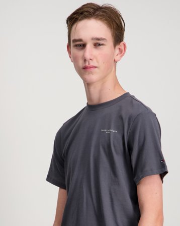 Tommy Hilfiger MINI CORP T-SHIRT Grijs T-shirts Jongens - Kids Brand Store