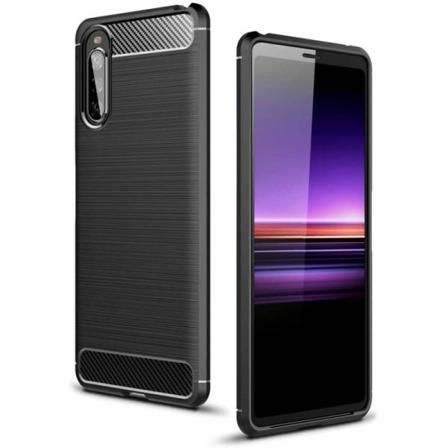 Xperia 10 Ii Stöttåligt Skal Slimcarbon (xq-au52) Svart