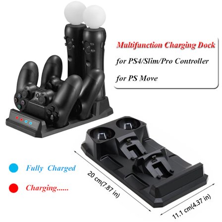 Laddningsstation för PS4 & PS Move - Håll dina kontroller organiserade