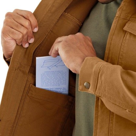 Carhartt Workwear Carhartt M's Duck Relaxed Fit Jacket Carhartt Brown