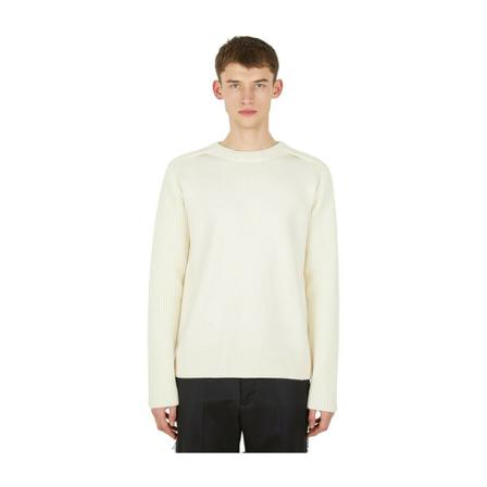 Jil Sander Ribbed Trui , Beige , Heren , Maat: L