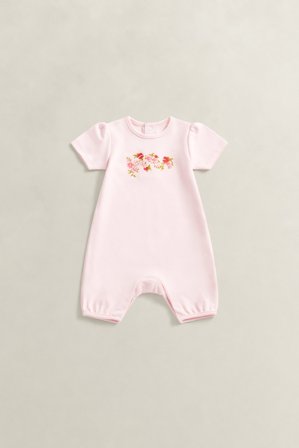 GANT Kinder Girls Strampler mit Blumenprint (80) Rosa
