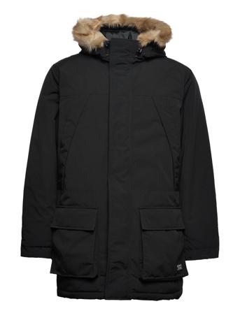 Prescott Thrmr Lng Parka Jet B Parka Jakke Sort LEVI ́S Men