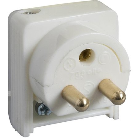 Schneider Electric 189519600 Lamppropp jordad, 2-pol, för sladdmontage, Anslutningsdon & kablar
