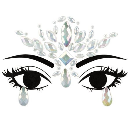 Face Jewels Glow in the Dark C