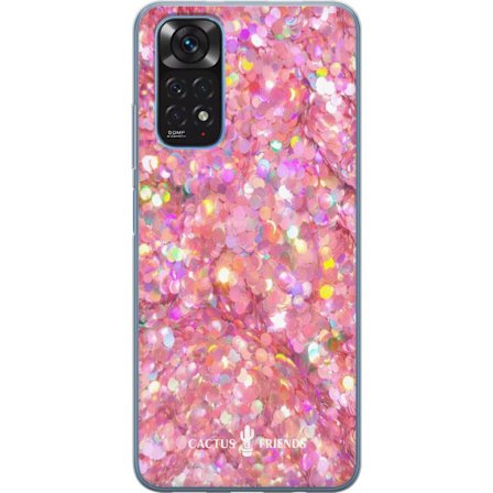 Yhteensopiva Puhelinkuori Xiaomi Xiaomi Redmi Note 11S Cactus and Friends – PinkGlitter