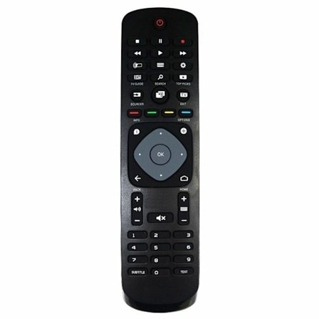 Universal Philips Smart TV Fjernbetjening, Sort