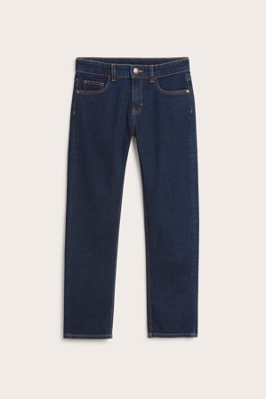 Kappahl | Straight jeans mid waist | Ciemnoniebieski