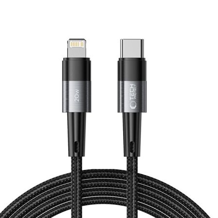 Tech-Protect UltraBoost Lightning / USB-C PD 20W 3A 2m kabel - grå