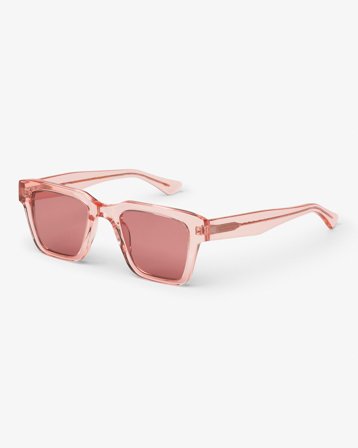 Sunglass 03 - Faded Pink - Dark Pink - One Size
