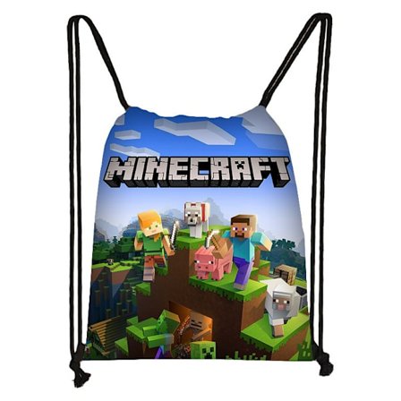 Minecraft gymbag, slitesterk, komfortabel og ventilerende snøreveske, en fantastisk gave til erfarne spillere 6