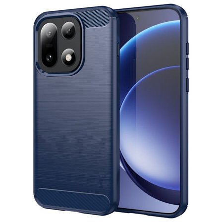 OnePlus 15 5G Case Carbon Fiber Texture TPU - Blue