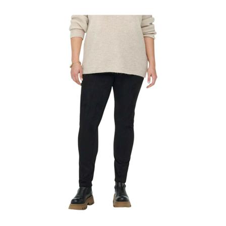 Only Carmakoma Skinny Bukser Sort, Dame Bukser, Størrelse: XL