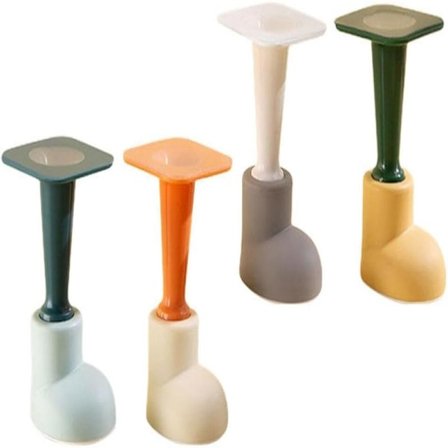 Gummidørdæmpere, vægbeskyttere, 4 stk., sødt støvledesign, dørstøddæmpere, vægmonterede, dørstopper til hjemmet, soveværelset, kontoret