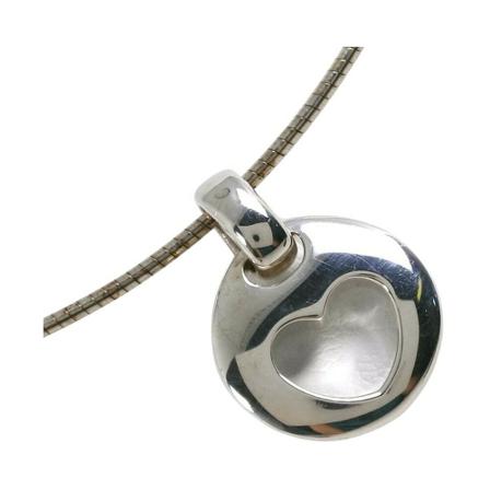 Tiffany & Co. Pre-owned, Hart Grijs, Dames, Maat:ONE Size,Zilver