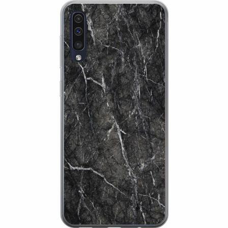Samsung Galaxy A50 Mjukt Skal - Marmor Svart