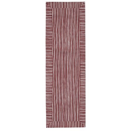 Marimekko Piccolo kaitaliina 139 × 42 cm, offwhite/viininpunainen
