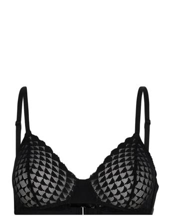 Subtile 19Y Lingerie Bras & Tops Soft Bras Tank Top Bras Sort Sim Pérèle