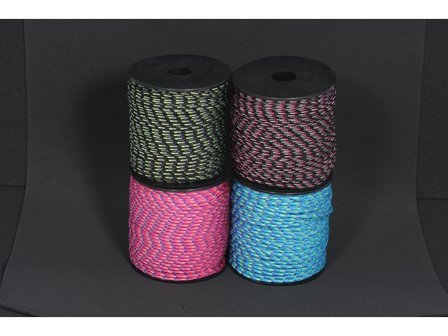 Paracordrem tunn melerade färger 4/fp - Lyreco - Skola och förskola - Hobbymaterial - Tråd, snöre och snodd
