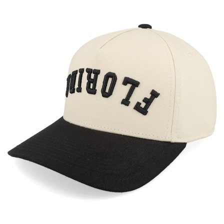 Iconic - Béžová adjustable Kšiltovka - Florida Upside Down 3d Stone/Black A-frame Adjustable @ Hatstore