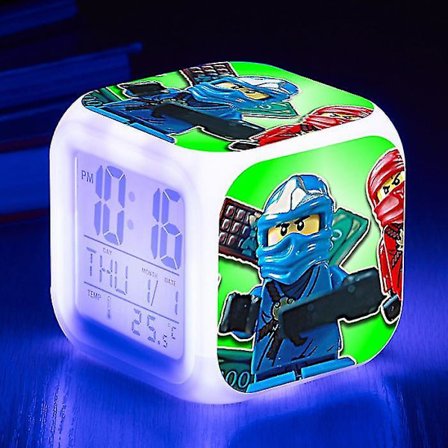 Coscelia Ninjago Børne Tegneserie Vækkeur LED Digitalt Vækkeur - Stil 15