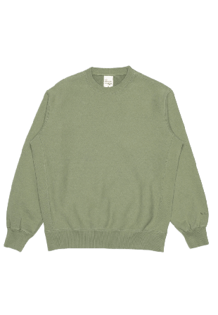 Nudie Jeans Hasse Crew Neck Sweatshirt Tröjor Herr Grön MEDIUM