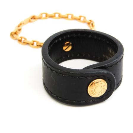 Hermès Vintage, Pre-owned Bracelet Zwart, Dames, Maat:ONE Size,leer