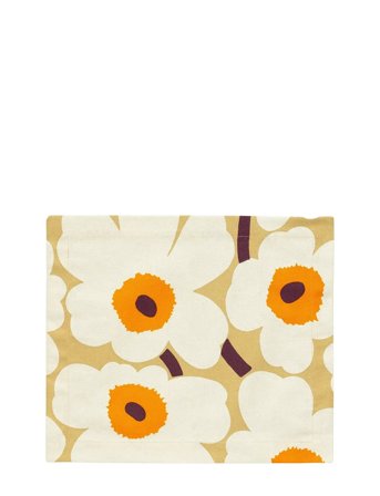 Marimekko Home Pieni Unikko Placemat 35X40 Cm - Yellow - 35X40CM