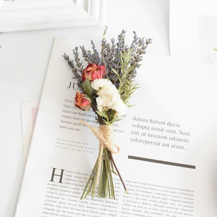 Evig Blomst Tørket Blomst Festival Gave Mini Liten Blomsterbukett Aromaterapi Flaske Brystblomst