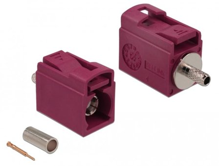 Delock 21 mm (short) for crimping - RF-kontakt